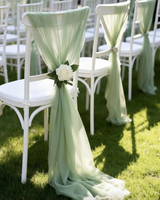 Stoeldecoratie groen